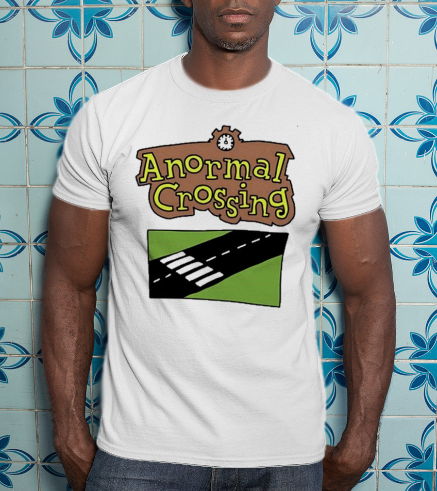 Anormal Crossing Zoe Bread Text And Z Shape Design T-Shirt