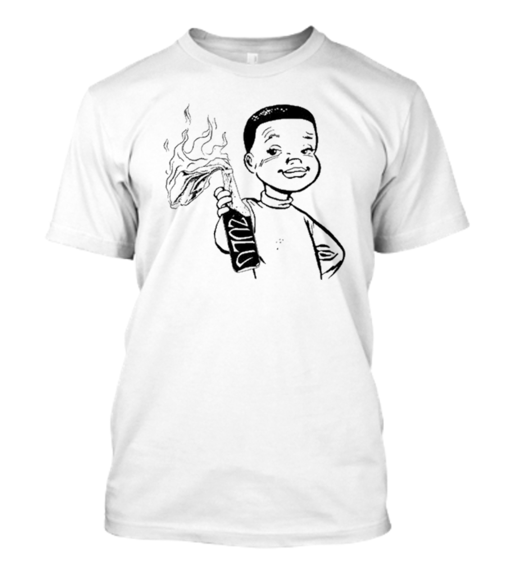 Zulu One Way Or Another Molotov Character Drawing T-Shirt