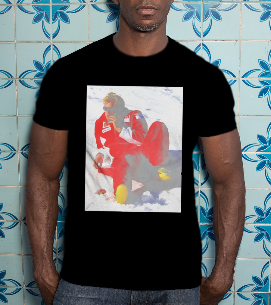 Ice Man Kimi Raikkonen F1 Ferrari Team Racing Legend T-Shirt