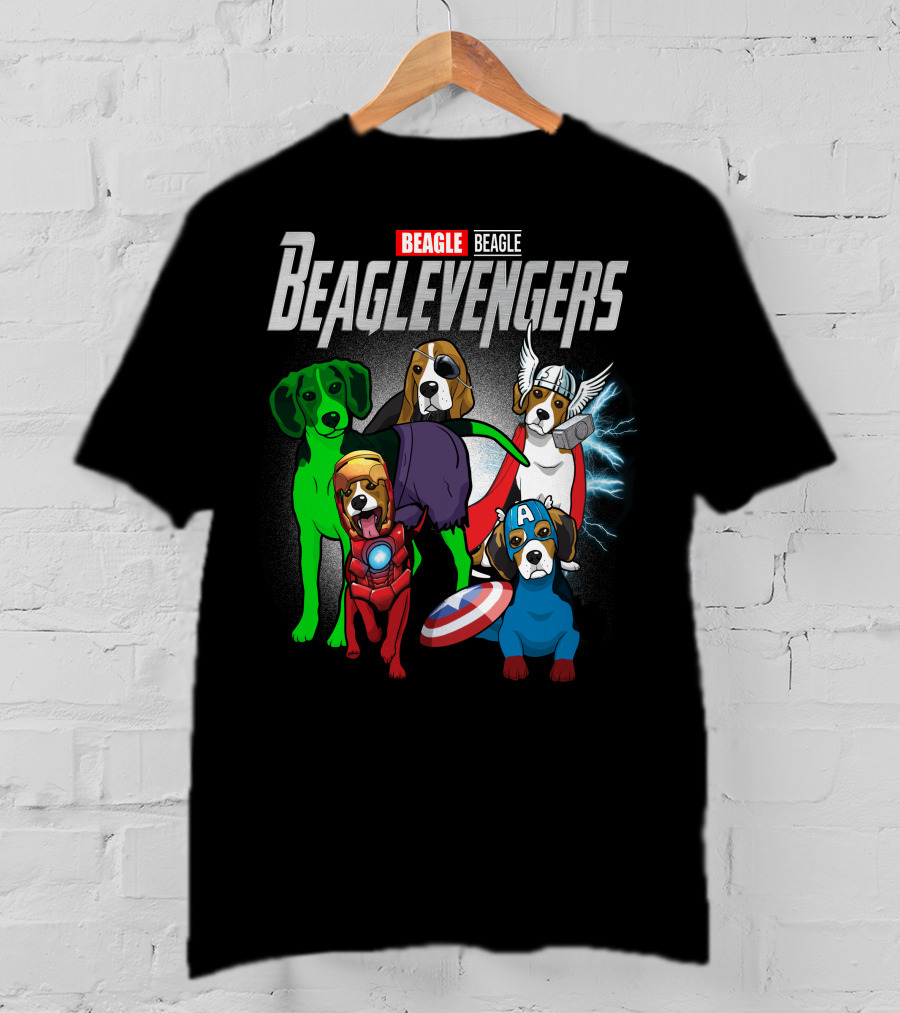 Beagle Beaglevengers Marvel Dog Heroes T-Shirt