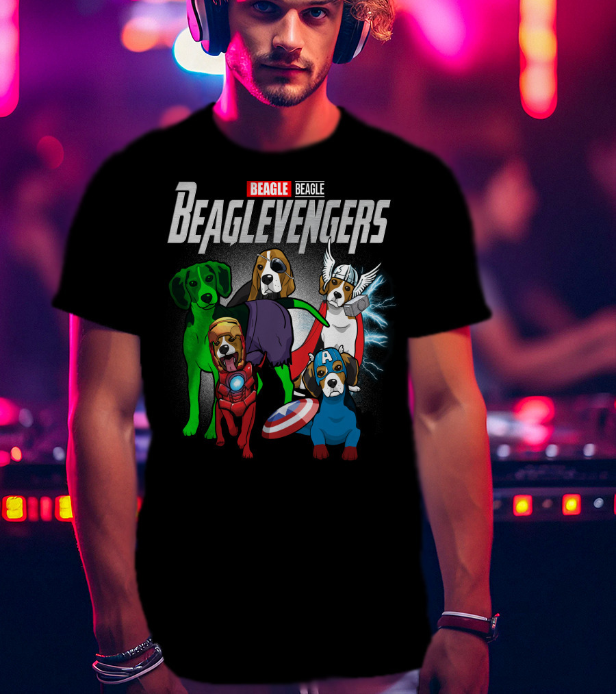 Beagle Beaglevengers Marvel Dog Heroes T-Shirt