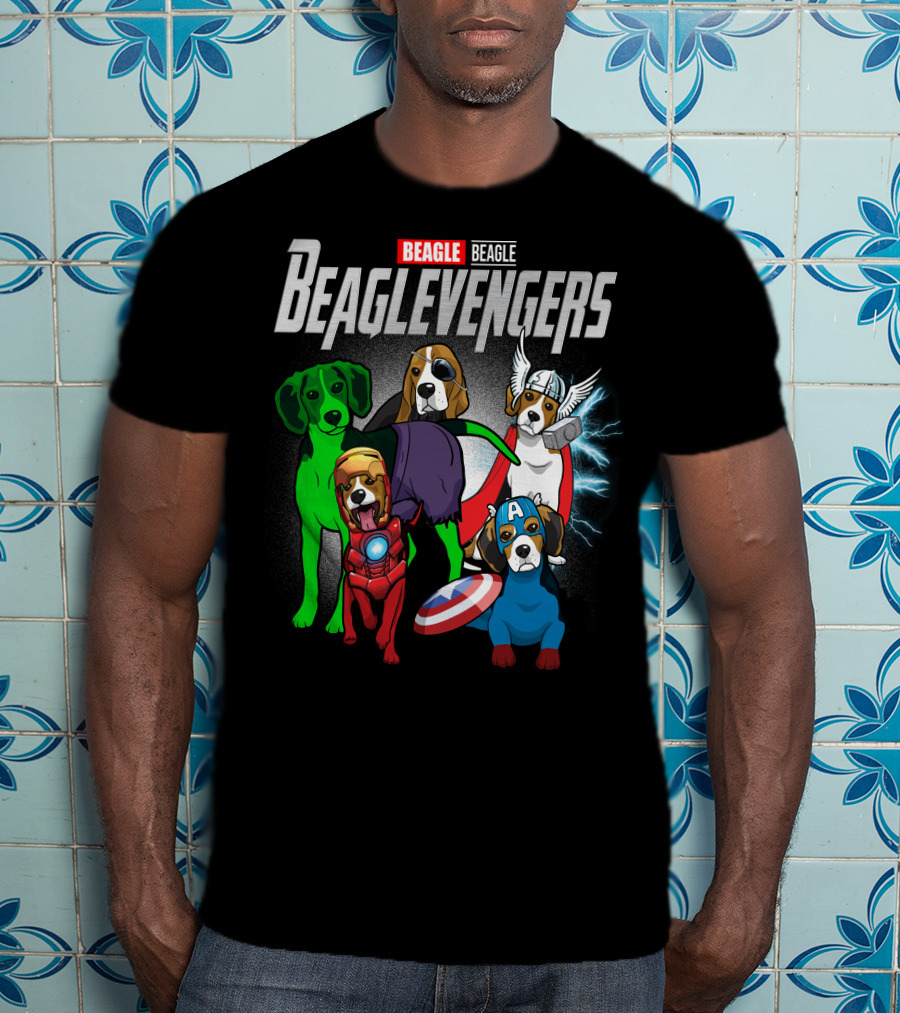 Beagle Beaglevengers Marvel Dog Heroes T-Shirt