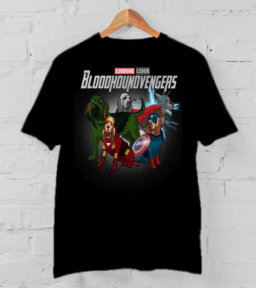 Bloodhound Bloodhoundvengers Superhero Dogs T-Shirt