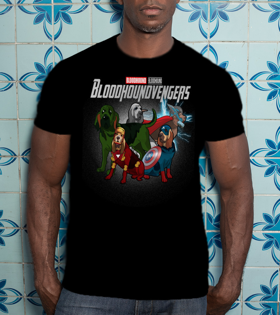 Bloodhound Bloodhoundvengers Superhero Dogs T-Shirt