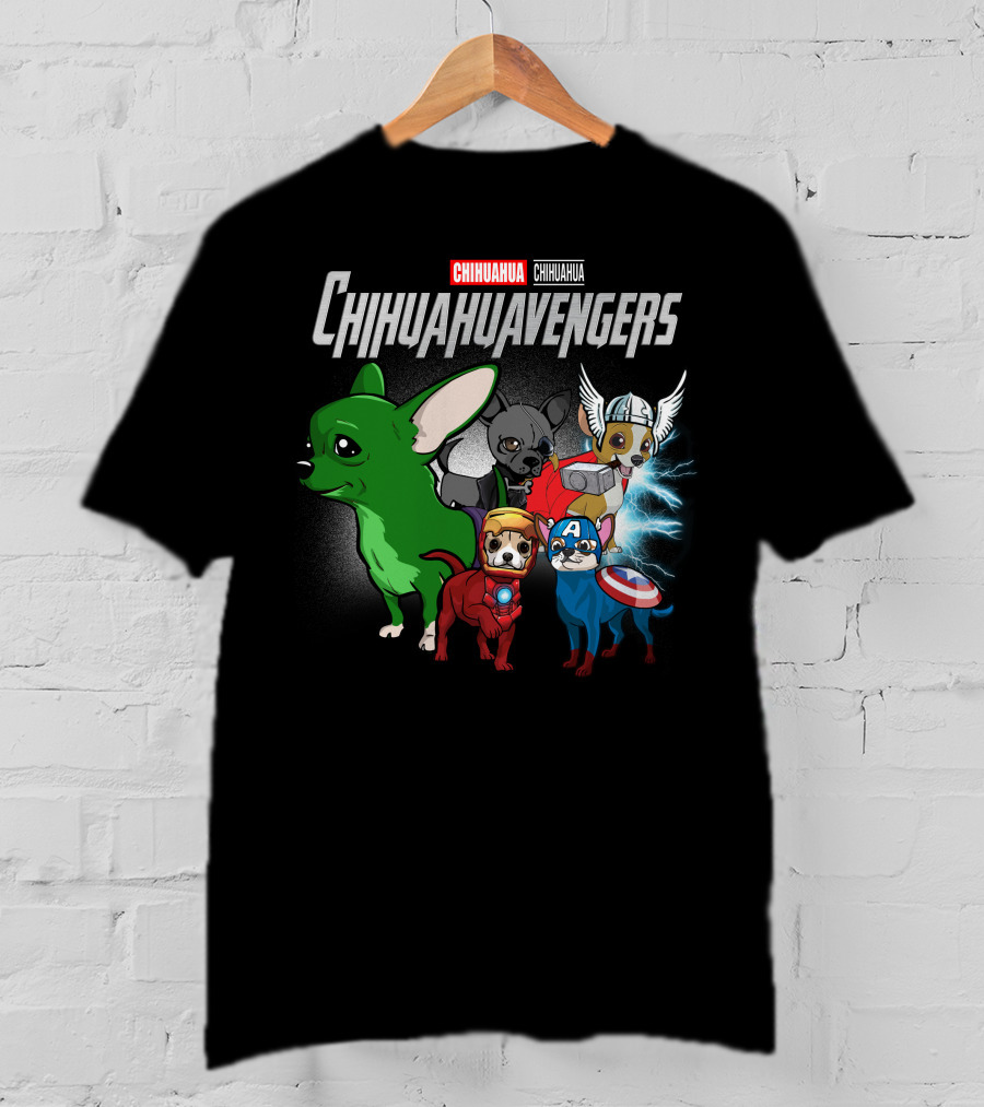 Chihuahua Chihuahuavengers Avengers Hero Dogs T-Shirt