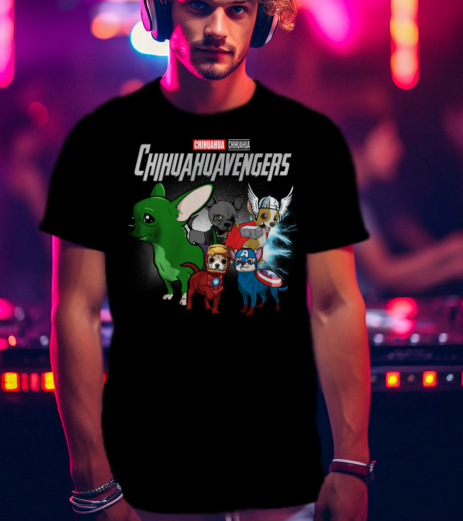 Chihuahua Chihuahuavengers Avengers Hero Dogs T-Shirt