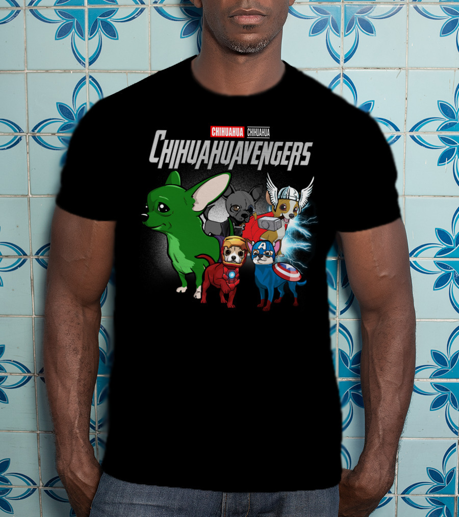 Chihuahua Chihuahuavengers Avengers Hero Dogs T-Shirt