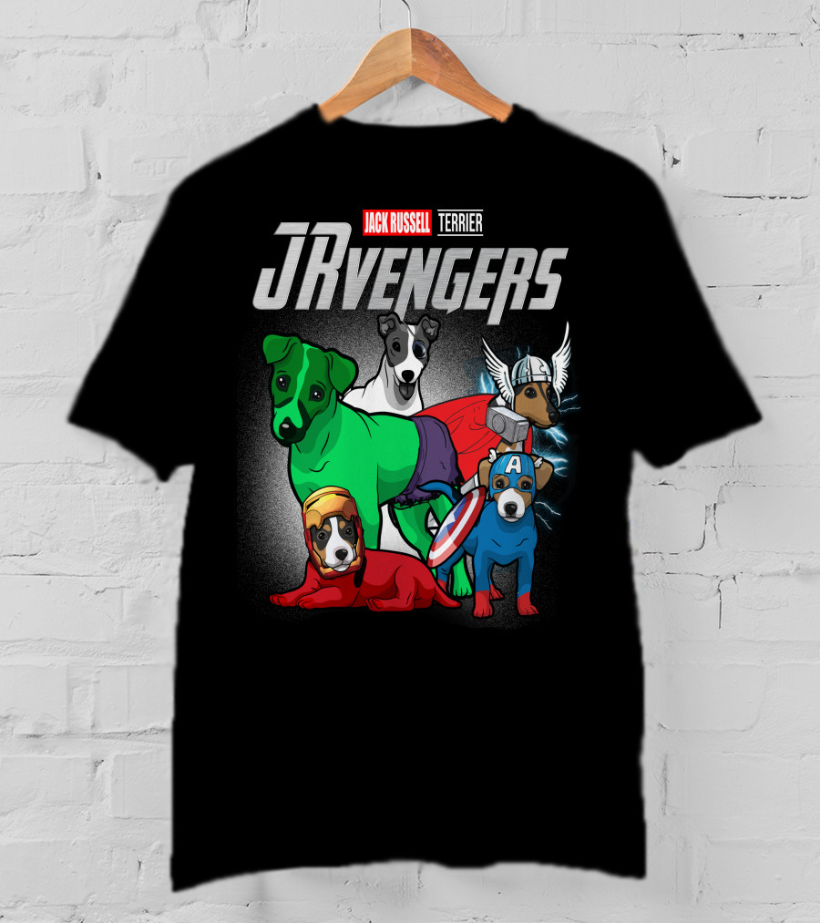 Jack Russell Terrier JRvengers Avengers Dog Costumes T-Shirt