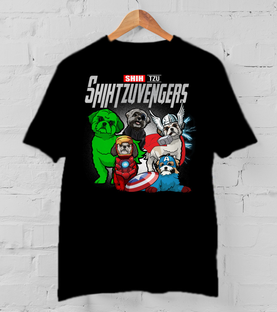 Shih Tzu Shihtzuvengers Marvel Dog T-Shirt