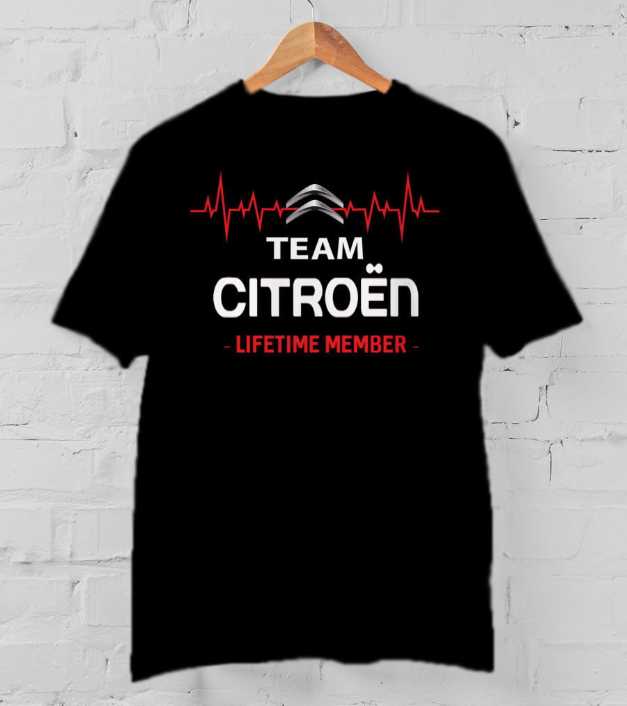 Team Citroën Lifetime Member Heartbeat T-Shirt