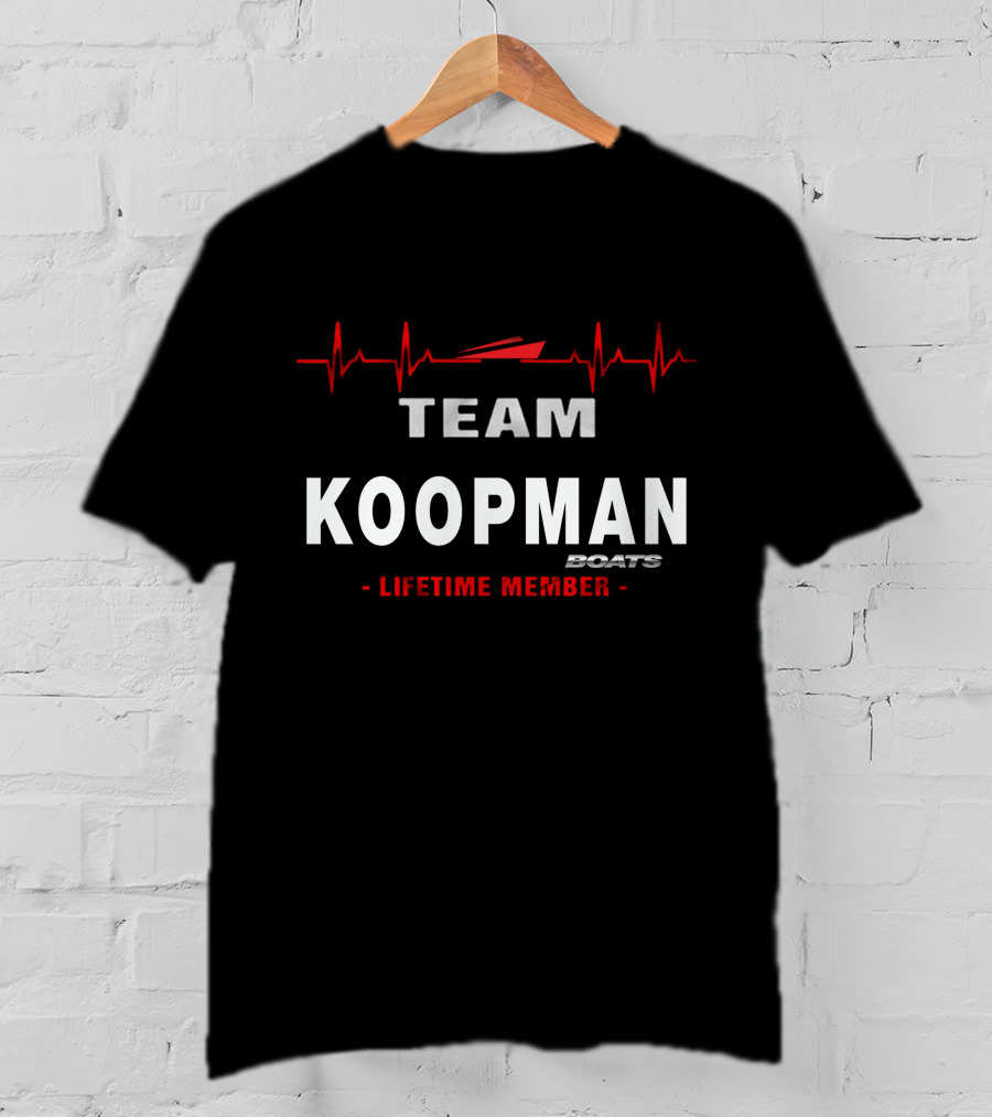 Team Koopman Boats Lifetime Member T-Shirt