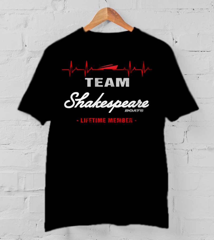 TEAM Shakespeare Boats Lifetime Member T-Shirt