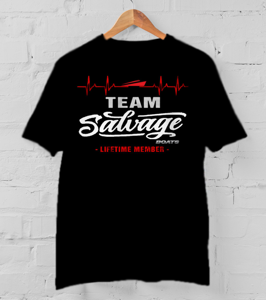 Team Salvage Boats Lifetime Member T-Shirt