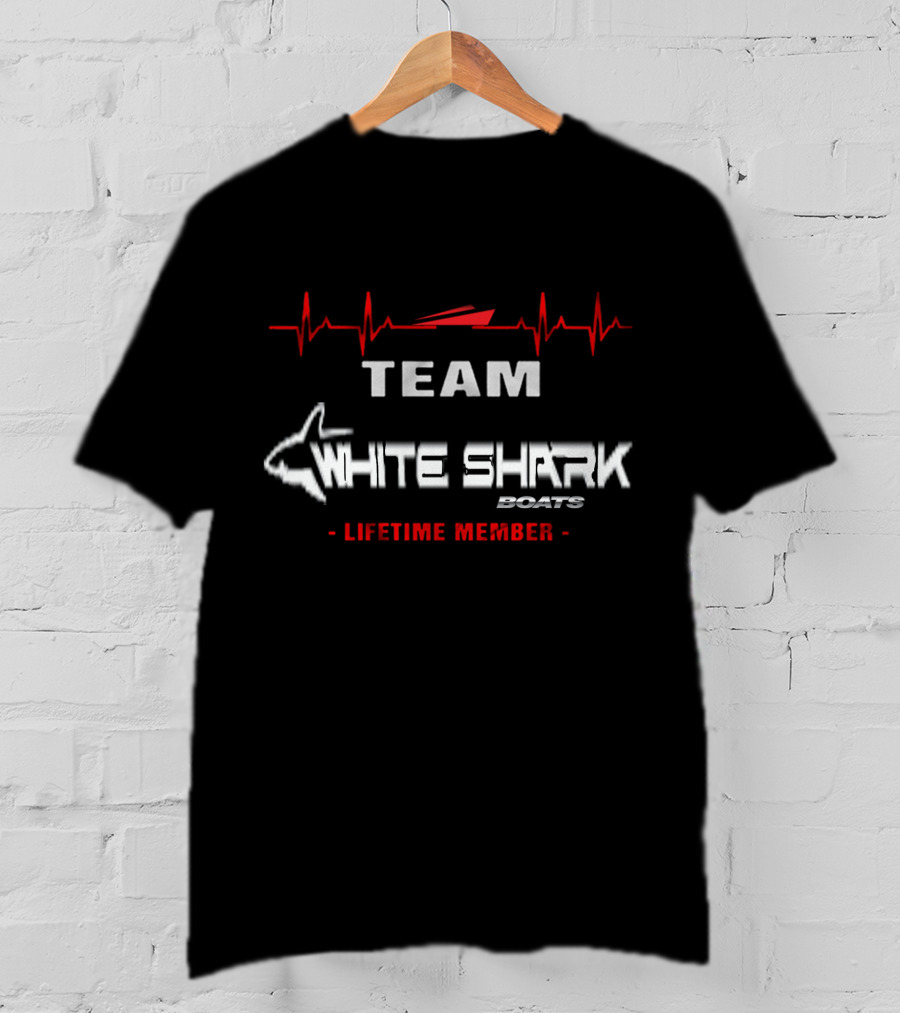 Team White Shark Boats Lifetime Member T-Shirt