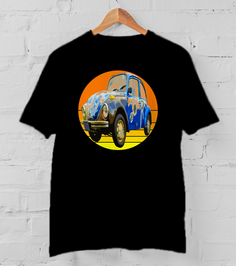 72 Super Sunset Classic Beetle Vintage Retro T-Shirt
