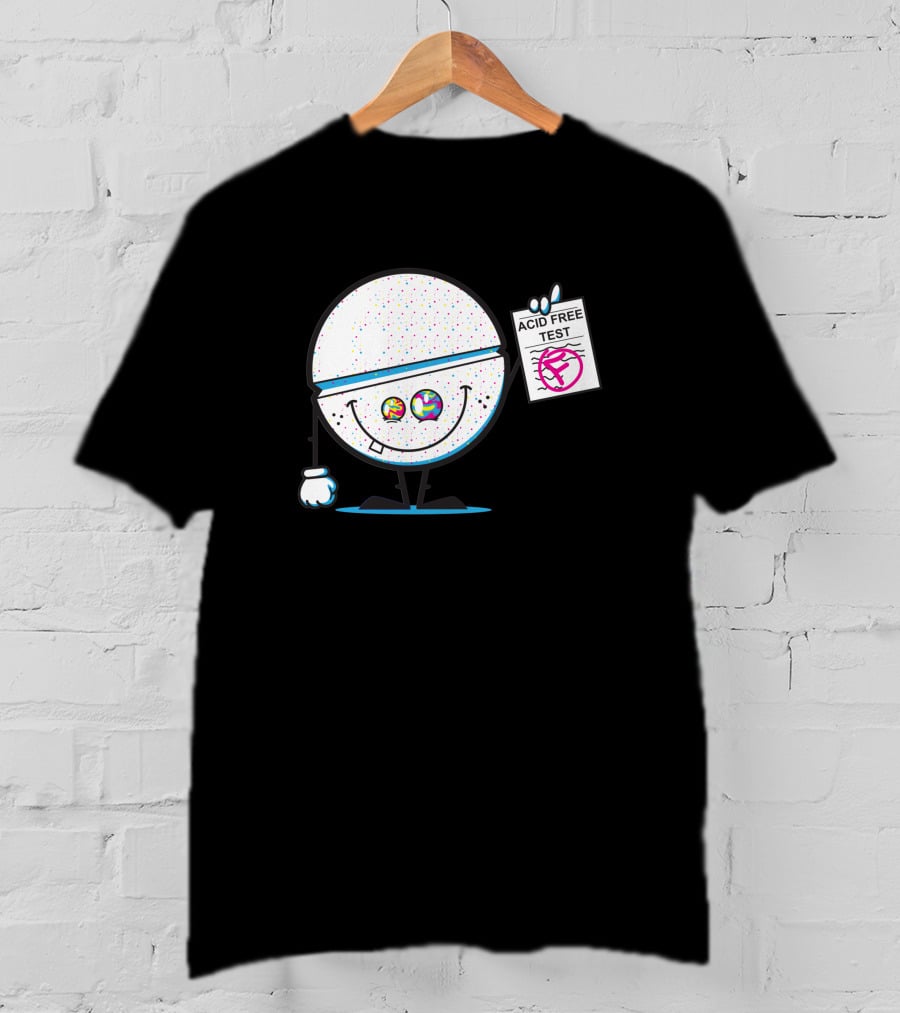 ACID FREE TEST COLORFUL SMILeY FACE 335020 T-Shirt