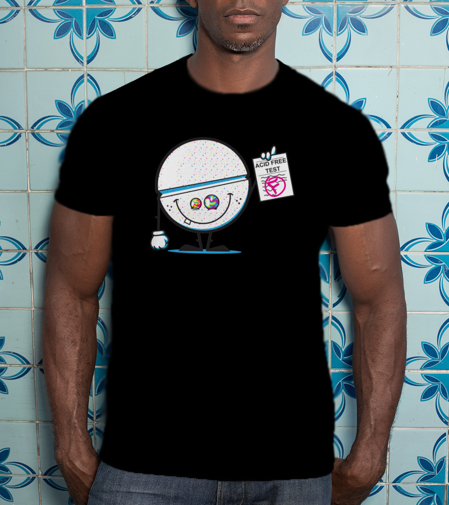 ACID FREE TEST COLORFUL SMILeY FACE 335020 T-Shirt