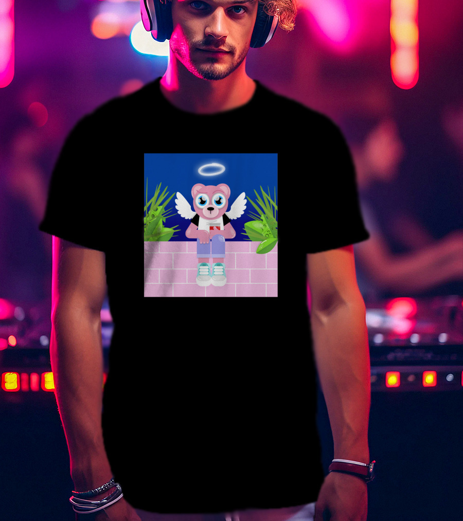 Angels Break Halo Bear With Wings 349536 T-Shirt