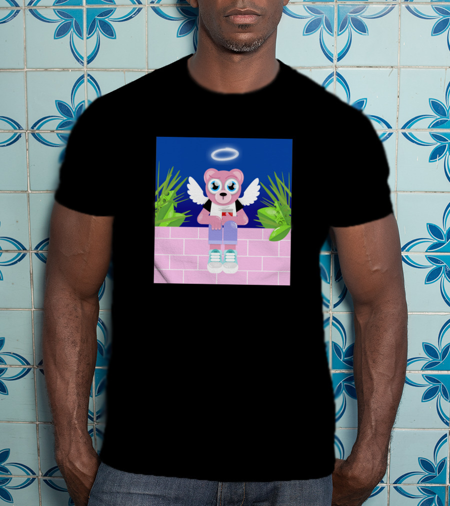 Angels Break Halo Bear With Wings 349536 T-Shirt