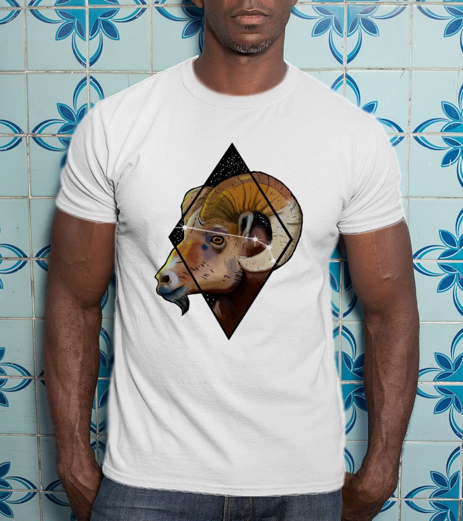 Aries Ram Starry Diamond 1041397 T-Shirt