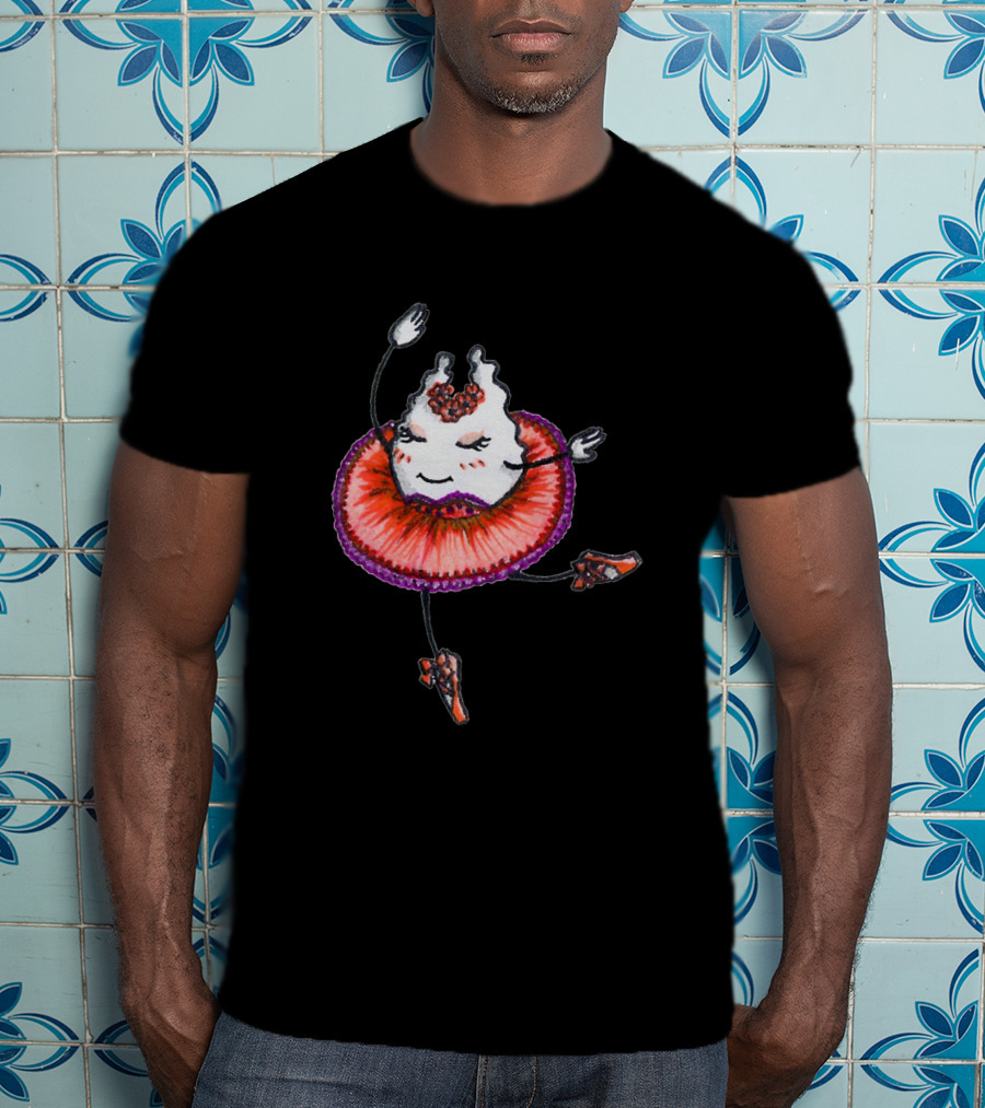 Ballerina Ghost In Red Tutu 1056645 T-Shirt