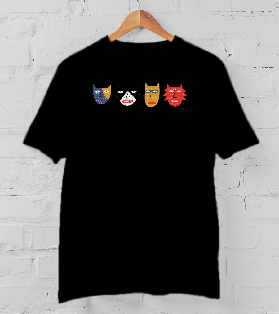Banner Cats 1145778 Quartet Faces T-Shirt