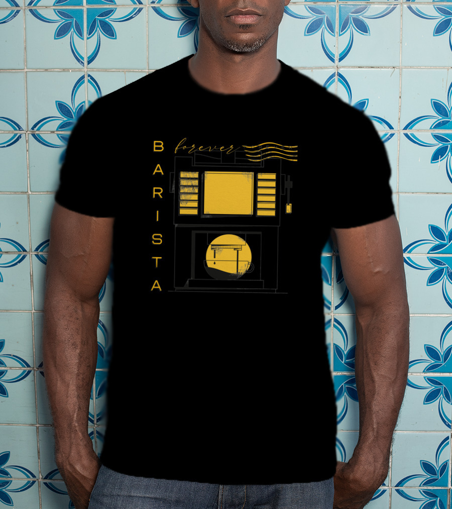 BARISTA Forever Retro Coffee Machine T-Shirt