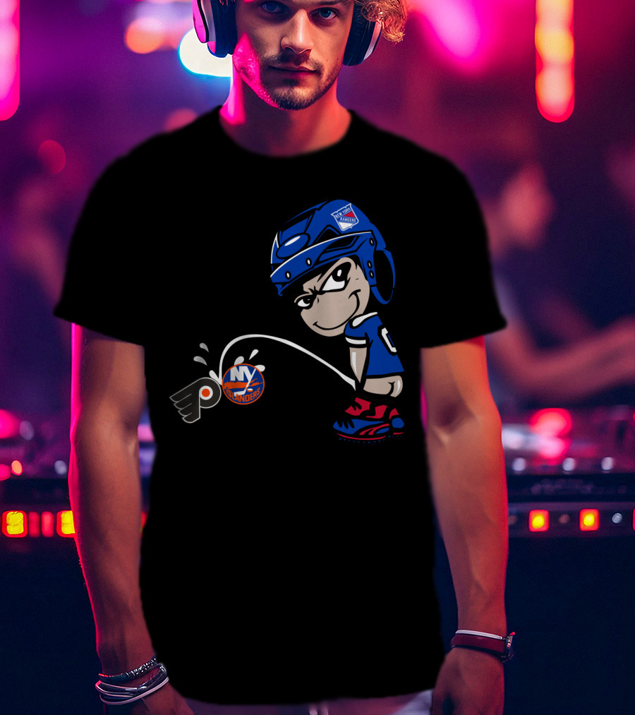 New York Rangers Rivalry Flyers Islanders T-Shirt