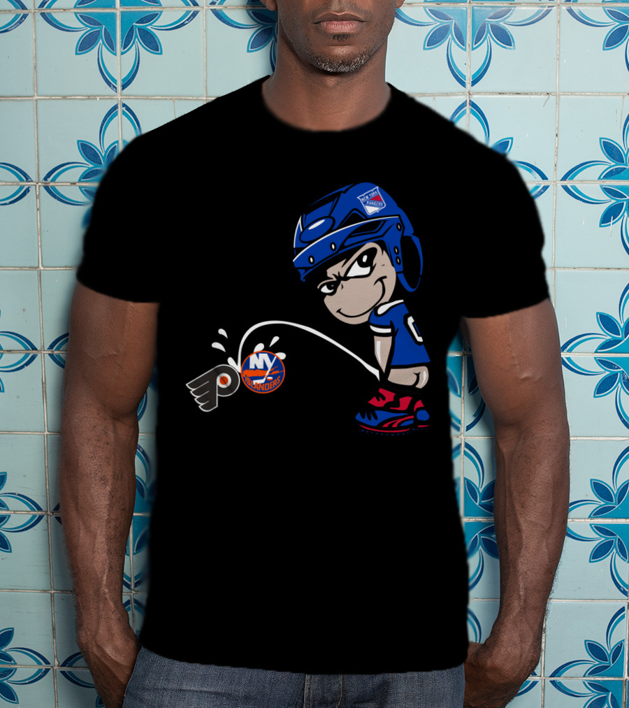 New York Rangers Rivalry Flyers Islanders T-Shirt