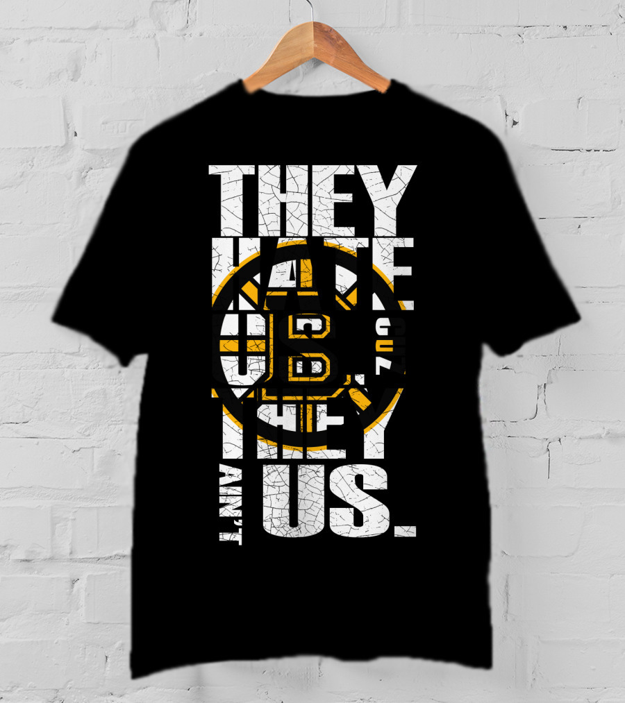 They Hate Us Boston Bruins They Ain't Us T-Shirt