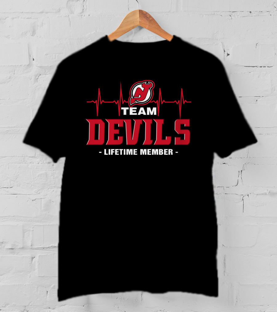 Team Devils Lifetime Member New Jersey Devils T-Shirt