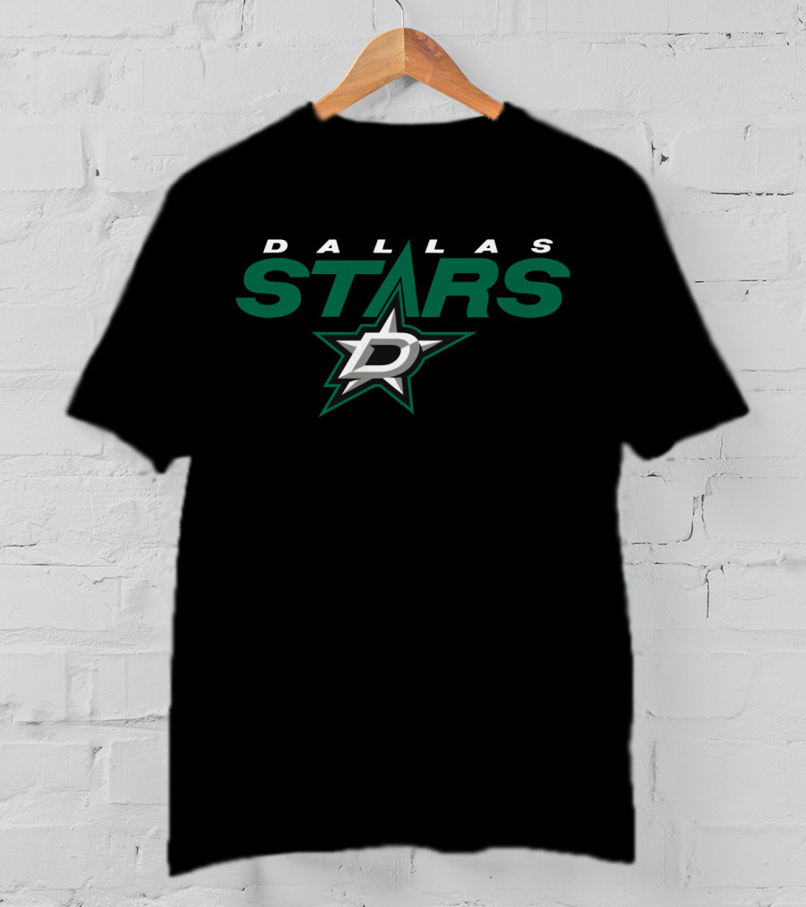 Dallas Stars Nhl Team Logo With Star And D T-Shirt