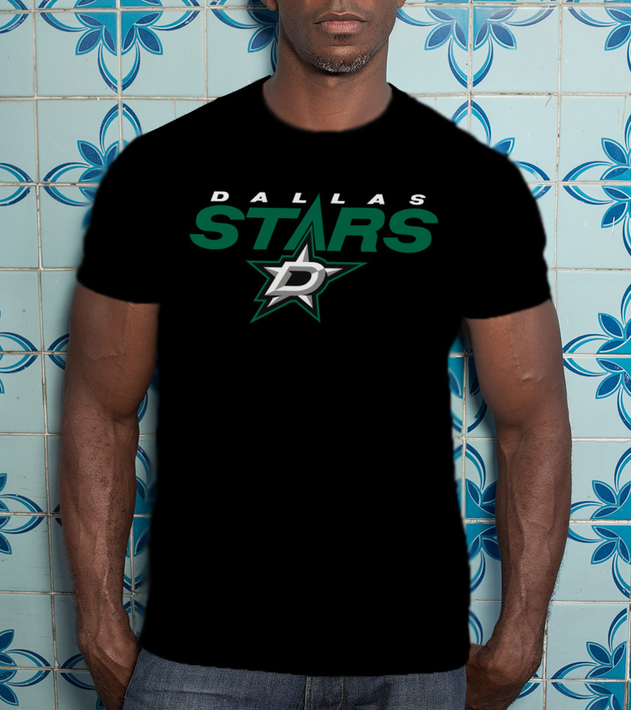 Dallas Stars Nhl Team Logo With Star And D T-Shirt
