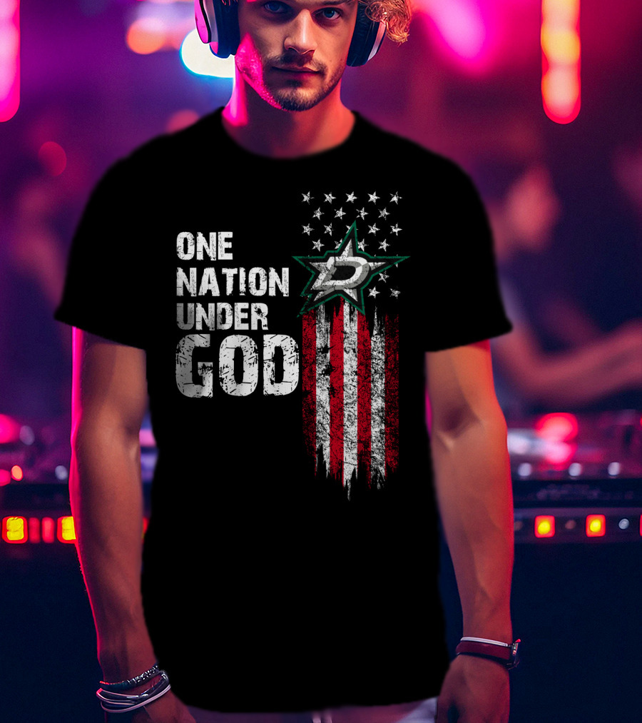 One Nation Under God Dallas Stars T-Shirt