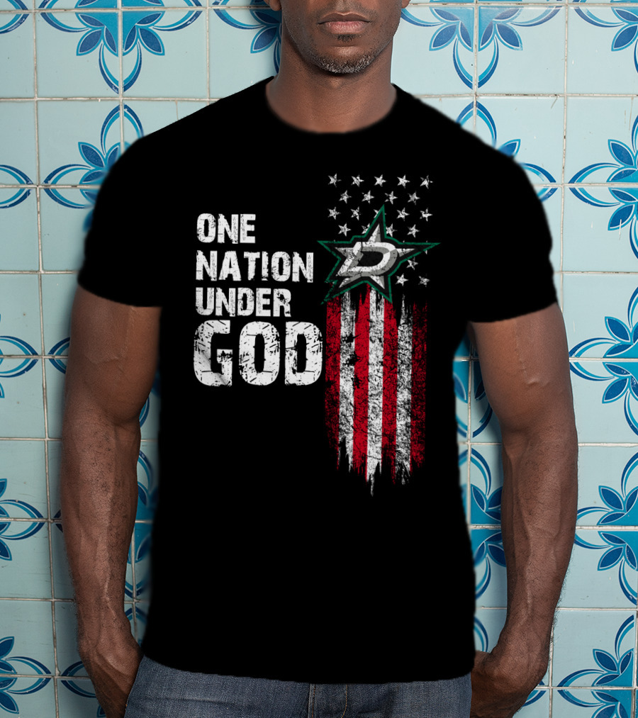 One Nation Under God Dallas Stars T-Shirt