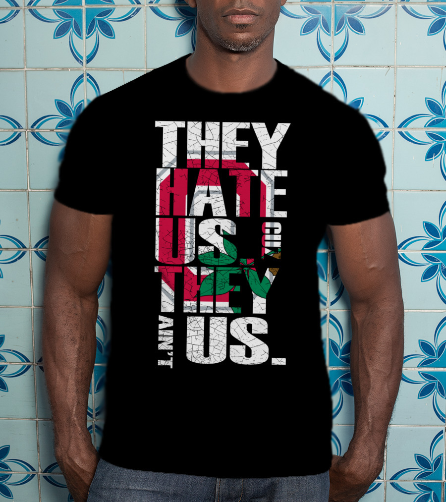 They Hate Us Cuz They Ain't Us Ohio State Buckeyes T-Shirt