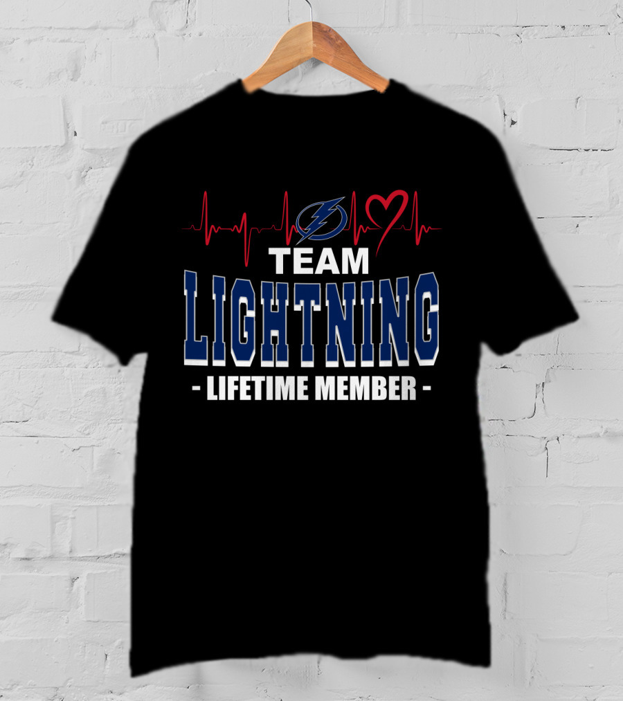 Team Lightning Lifetime Member Tampa Bay Lightning T-Shirt