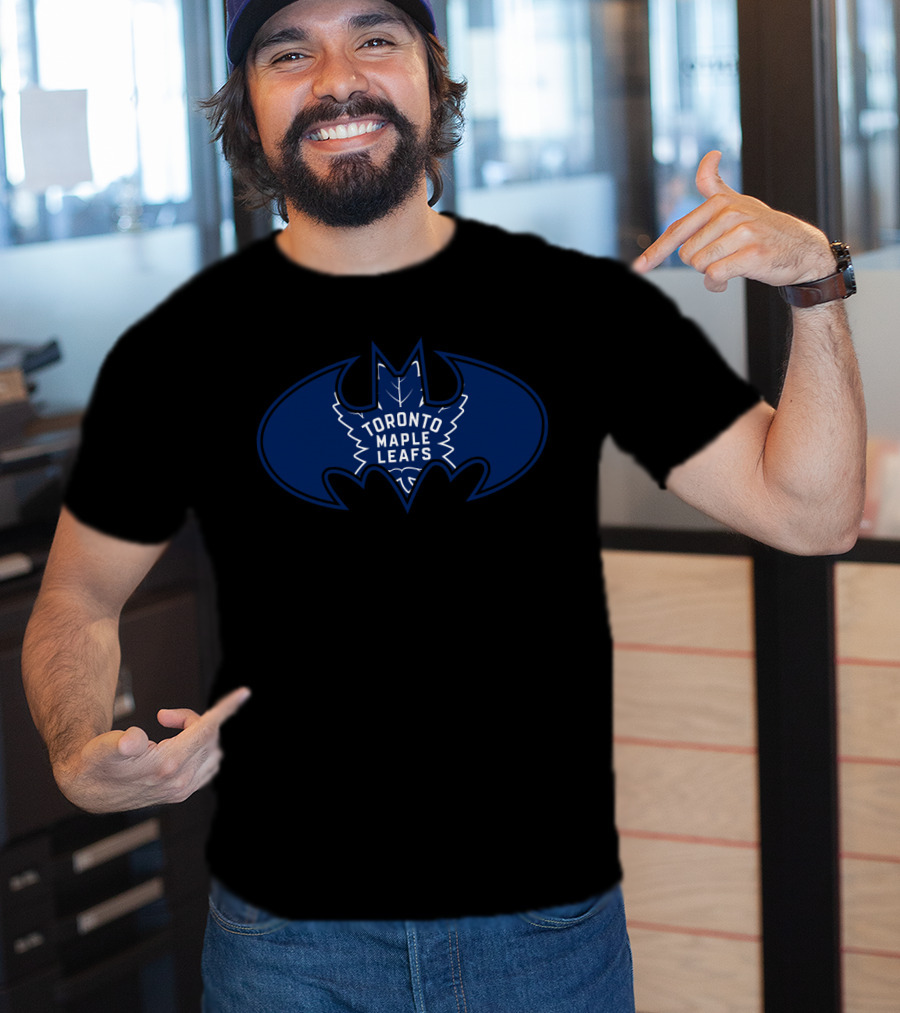 Toronto Maple Leafs Batman T-Shirt