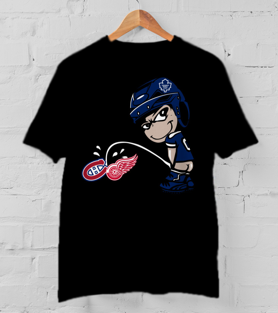 Toronto Maple Leafs Rivalry Detroit Red Wings Hockey T-Shirt