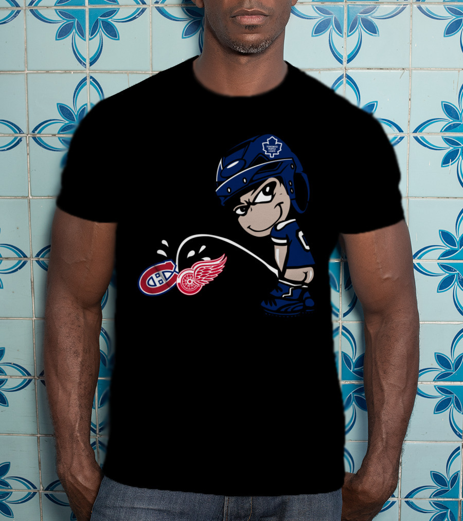 Toronto Maple Leafs Rivalry Detroit Red Wings Hockey T-Shirt