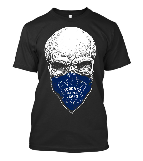 Toronto Maple Leafs Skull Face Mask T-Shirt