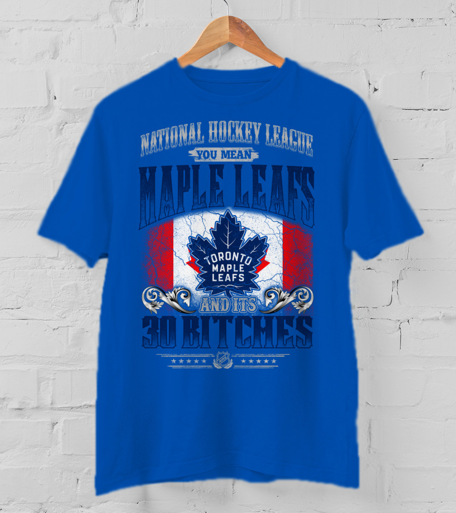 National Hockey League You Mean Toronto Maple Leafs And Its 30 Bitches T-Shirt