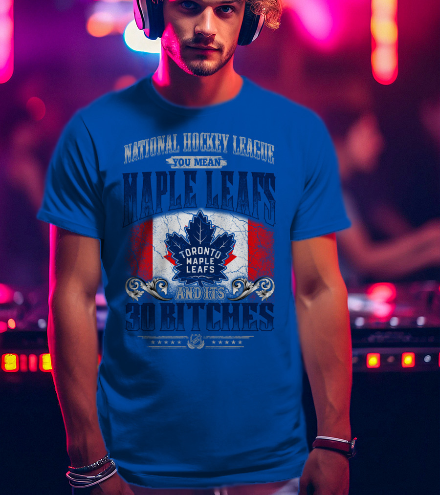National Hockey League You Mean Toronto Maple Leafs And Its 30 Bitches T-Shirt