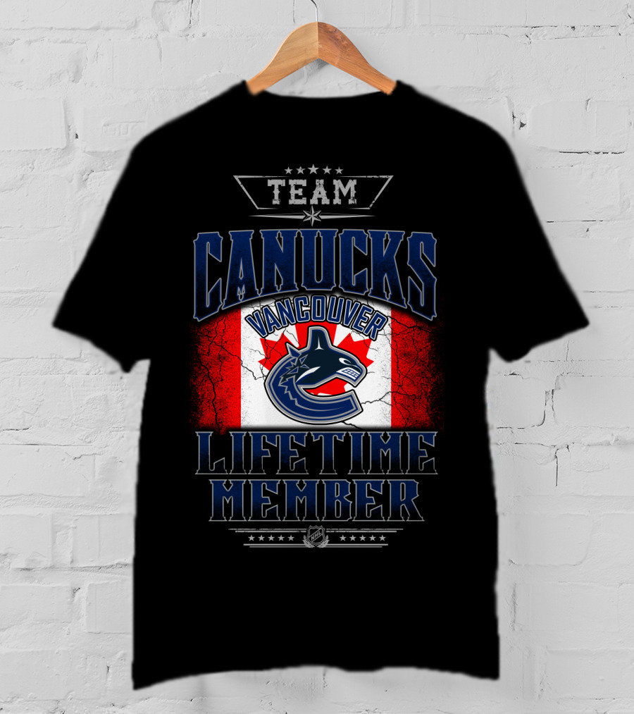 Team Canucks Vancouver Lifetime Member T-Shirt