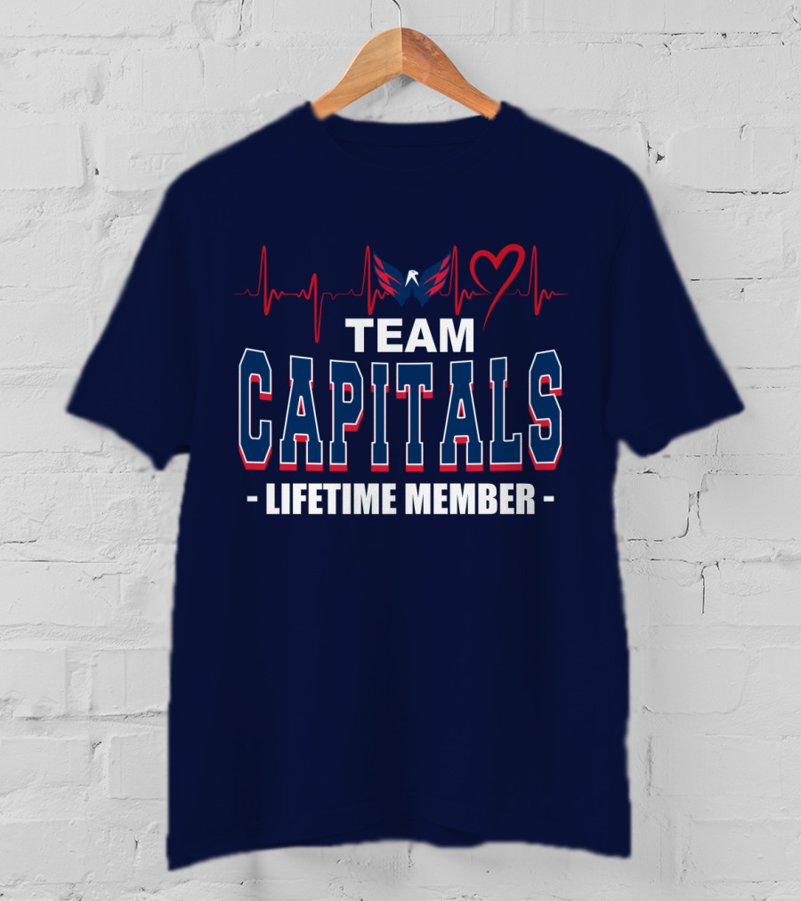 Team Washington Capitals Lifetime Member T-Shirt