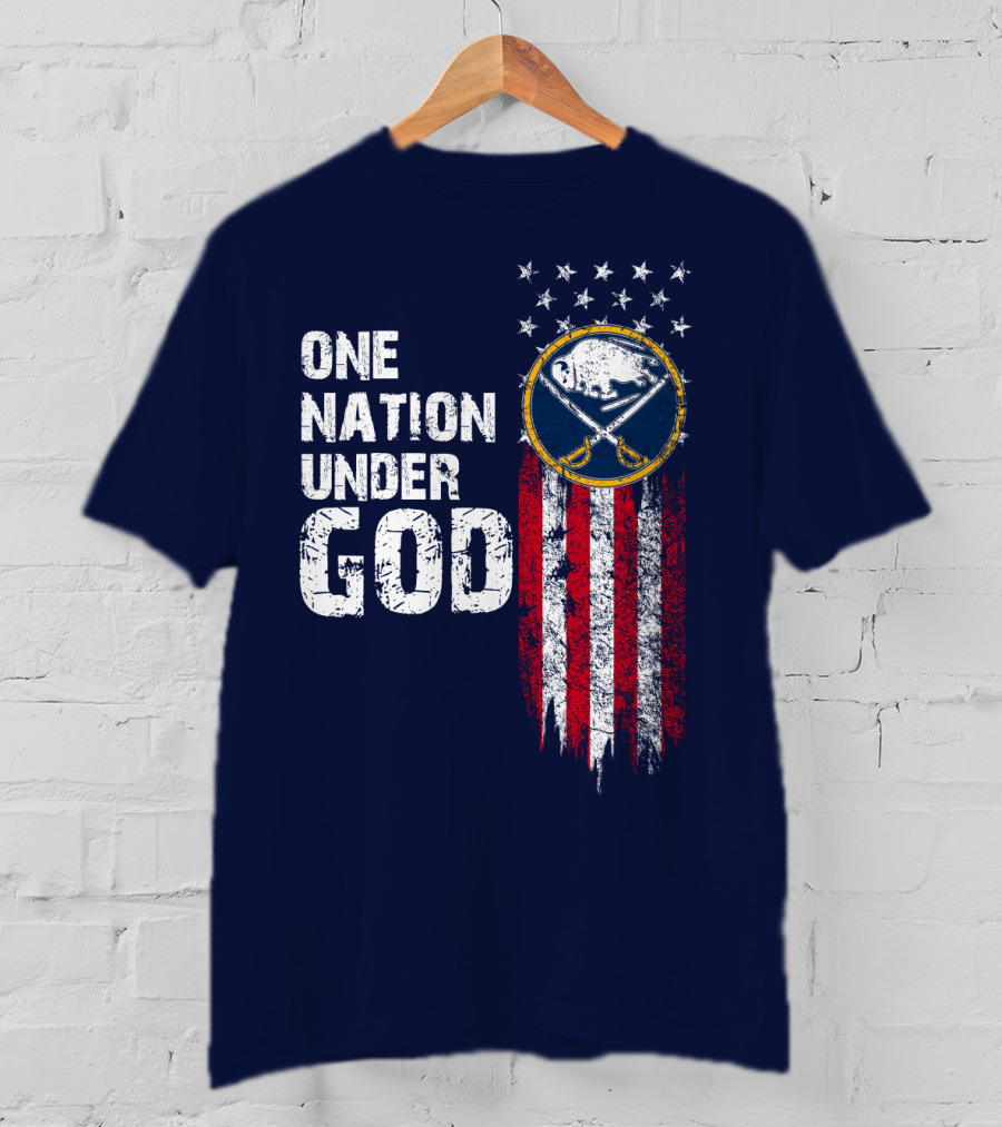 One Nation Under God Buffalo Sabres T-Shirt