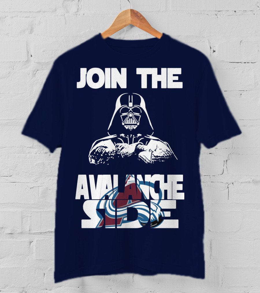 Join The Avalanche Side Star Wars Colorado Avalanche T-Shirt