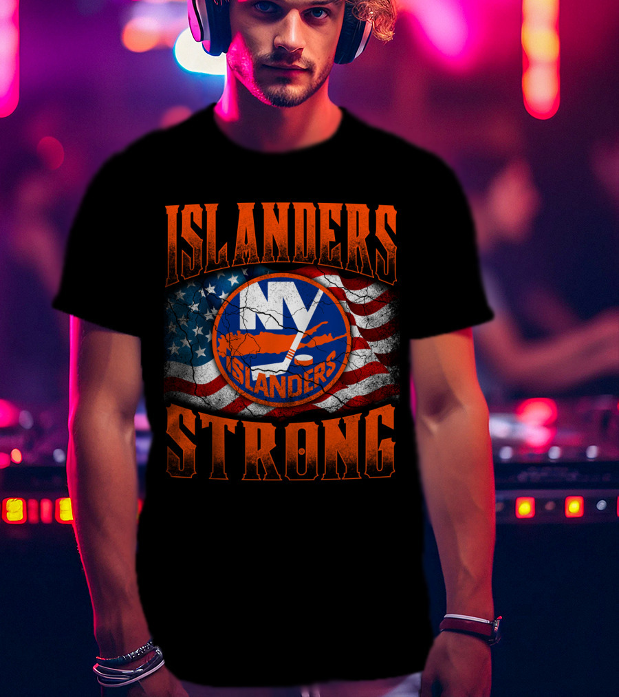 Islanders Strong Ny Islandersflag T-Shirt