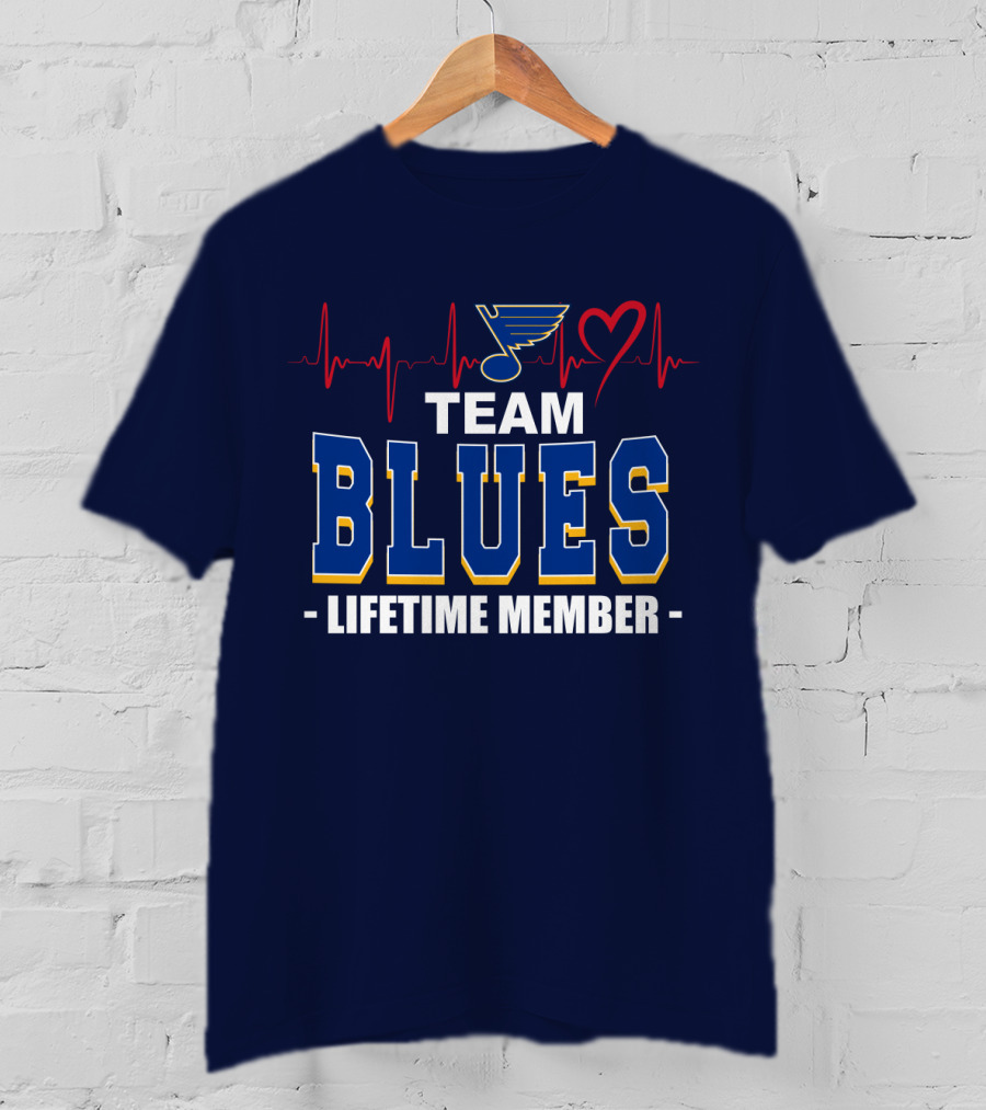 Team Blues Lifetime Member St. Louis Blues T-Shirt