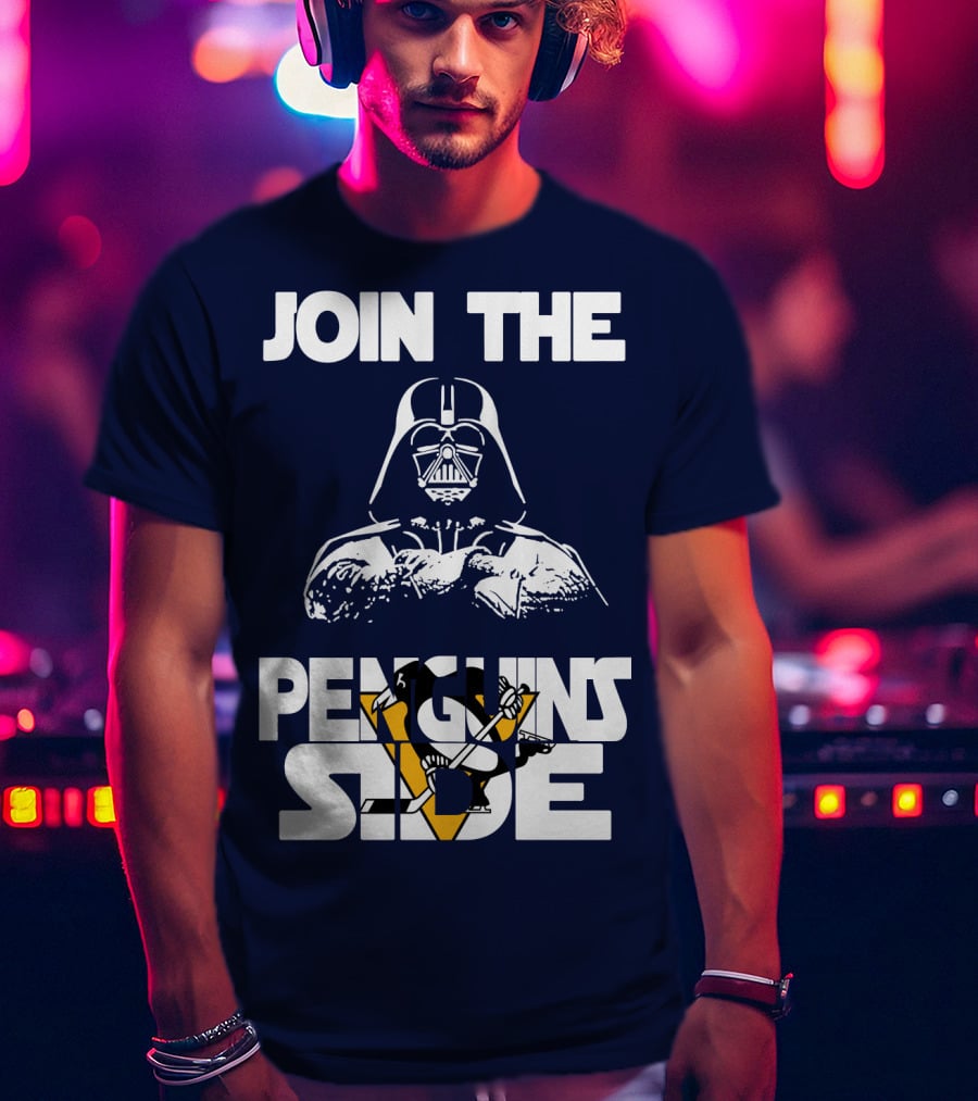 Join The Penguins Side T-Shirt
